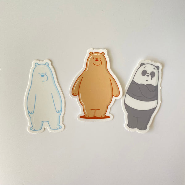 Bears Vinyl Sticker Set