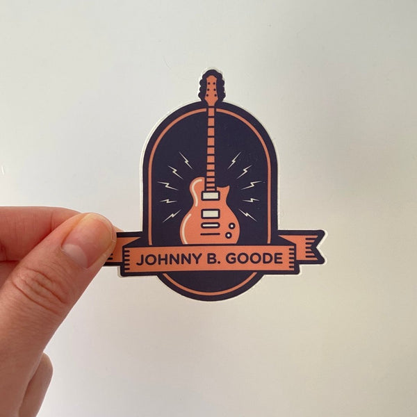 Back to the Future Guitar Vinyl Sticker