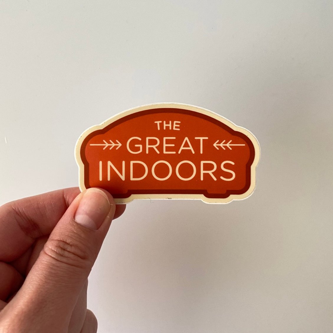 The Great InDoors Vinyl Sticker