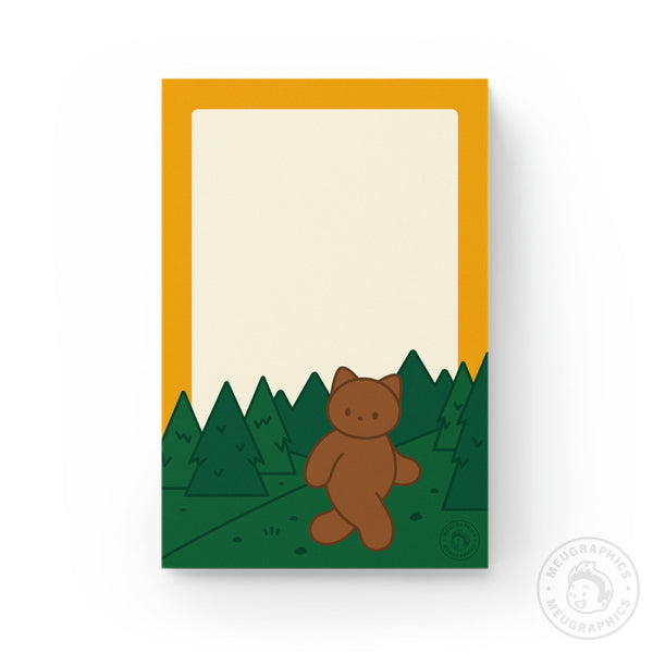 Bigfoot Cat (Sasquatch Cat) Notepad