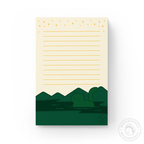 Loch Ness Cat (Nessie Cat) Notepad
