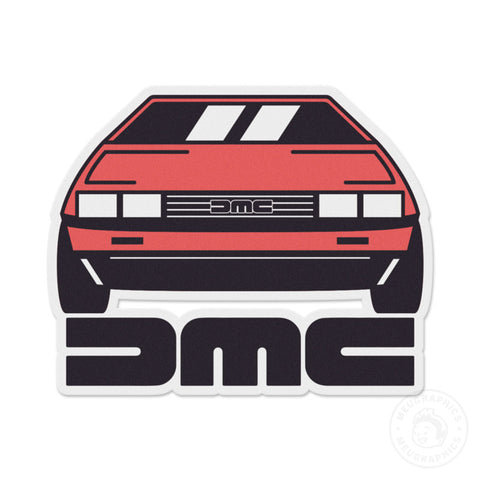 Back to the Future DMC Vinyl Sticker