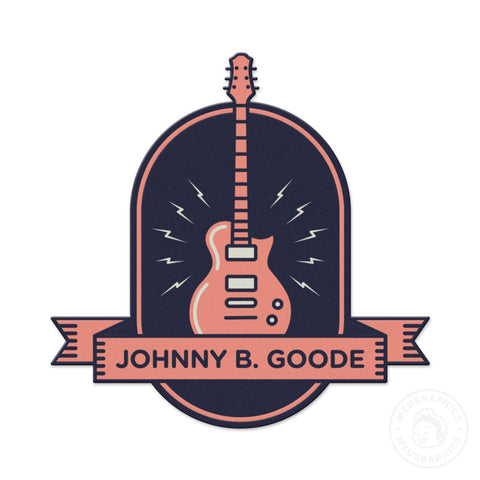 Back to the Future Guitar Vinyl Sticker