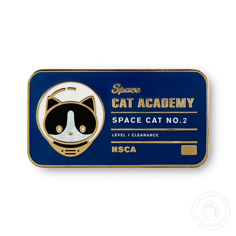 Space Cat N0.2 NSCA ID Enamel Pin