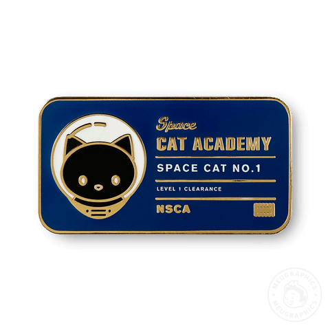 Space Cat N0.1 NSCA ID Enamel Pin