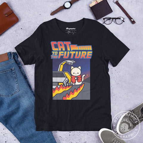Cat to the Future Unisex t-shirt